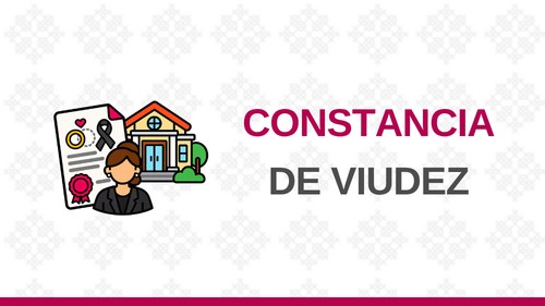 Constancia de viudez